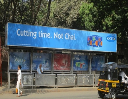 Bus Shelter agency at Chembur East Bus Stop in Mumbai, Best Outdoor Advertising Company Mumbai, Maharashtra 